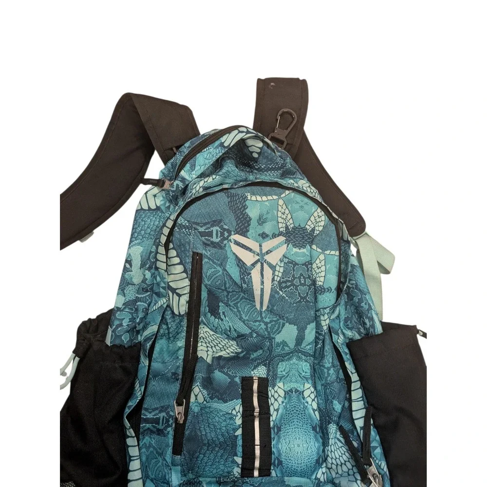 Nike Kobe Bryant Mamba Basketball Backpack Blue Snakeskin BA4738-444